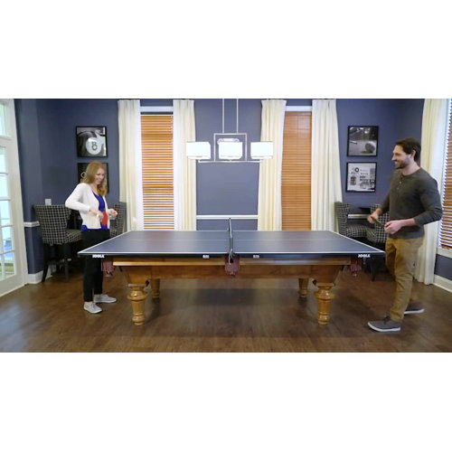 JOOLA Table Tennis Conversion Top Full Sized MDF Ping Pong Table Top for Pool Tables and